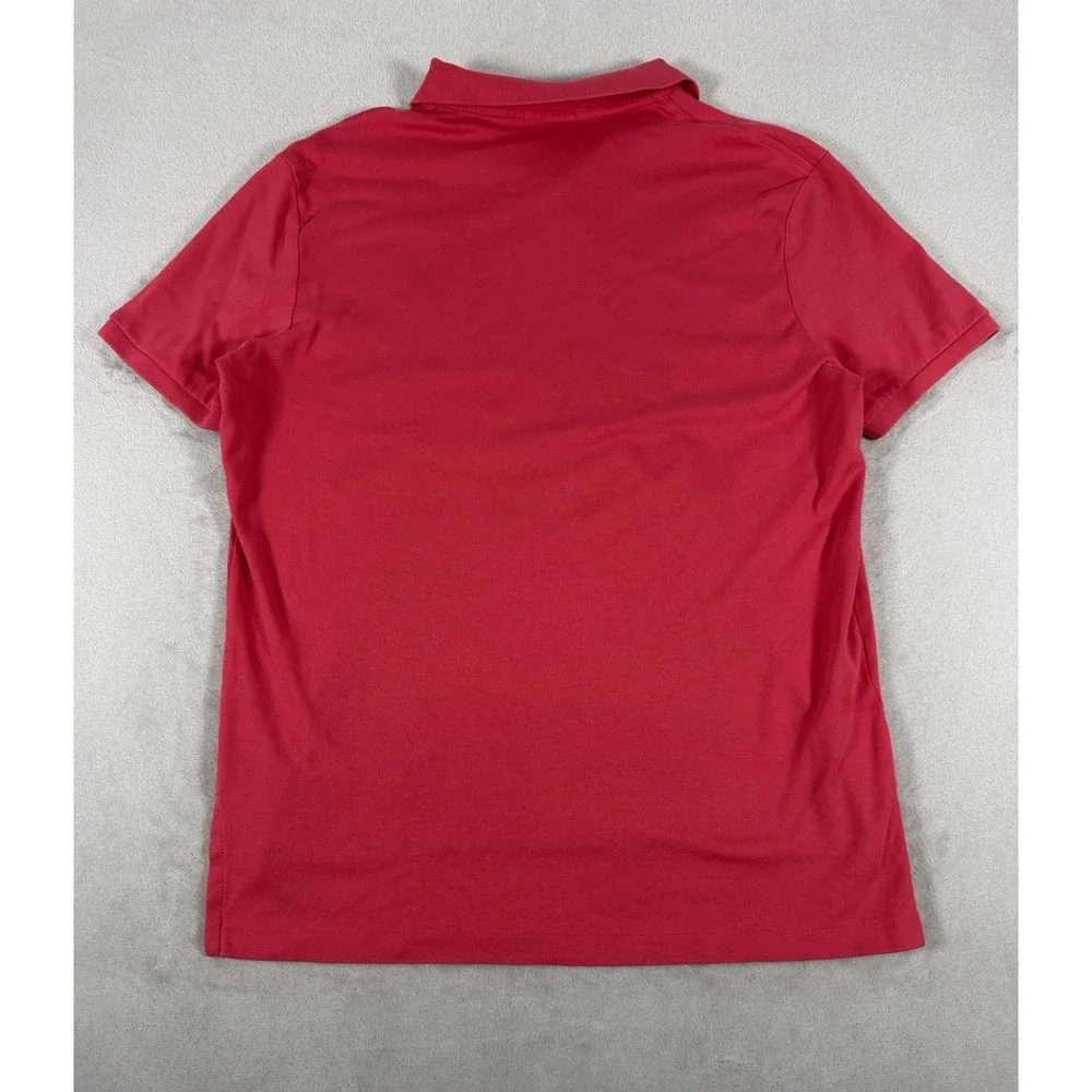 Polo Ralph Lauren Mens XL Pink Short Sleeve Iconic Mesh Pony Logo Polo Shirt XL